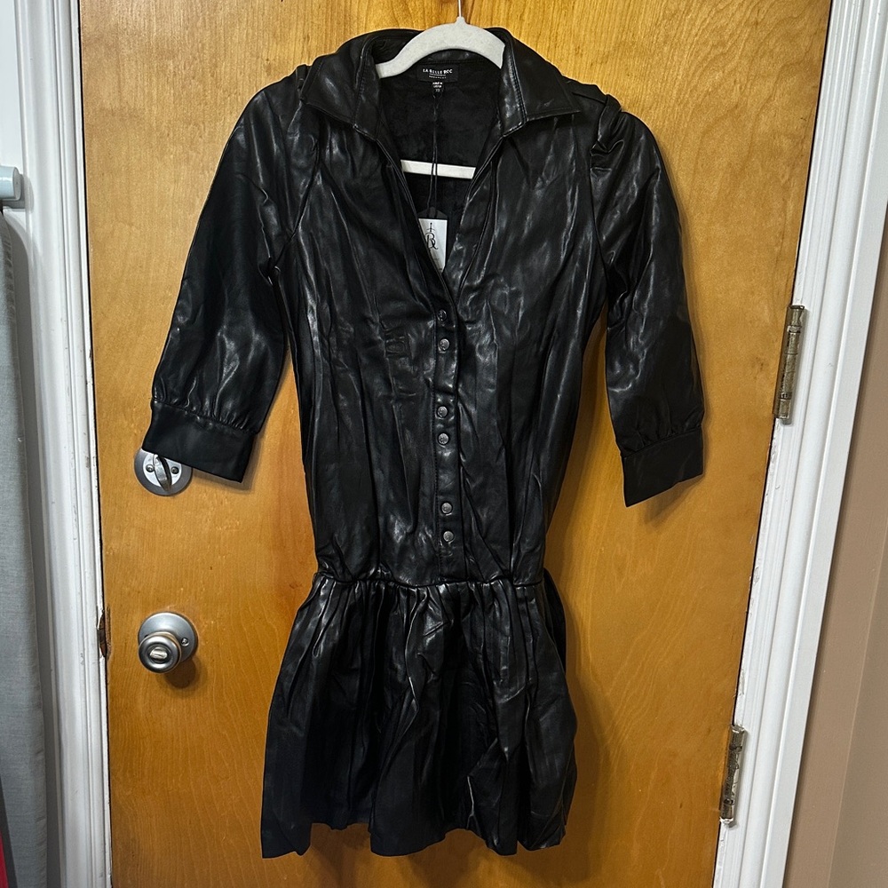 Rocawear Black Vegan Leather Dress